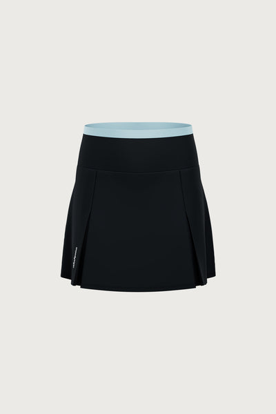 Neoprene Pleated Skirt