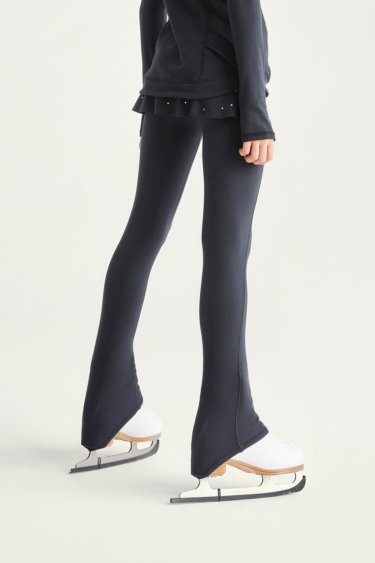 On Ice Skating Leggings **Black Beauty**