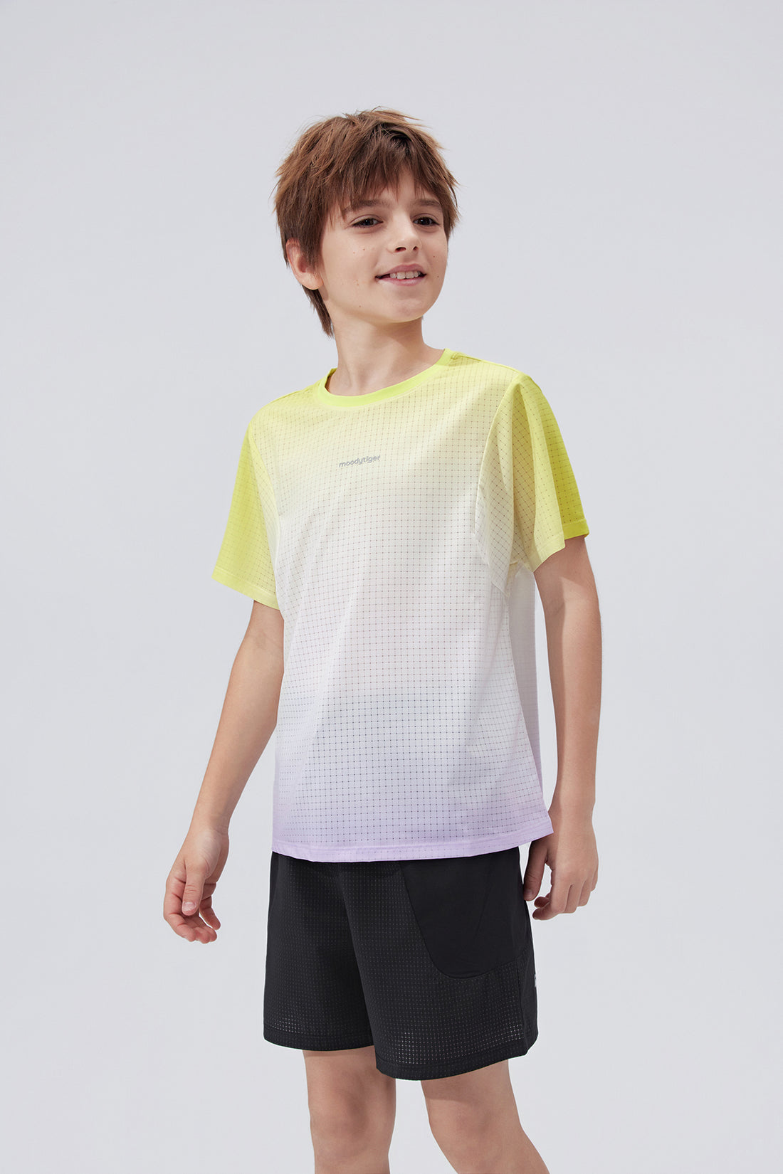 Air Supply Gradient Short Sleeve **Spectrum Purple Yellow**