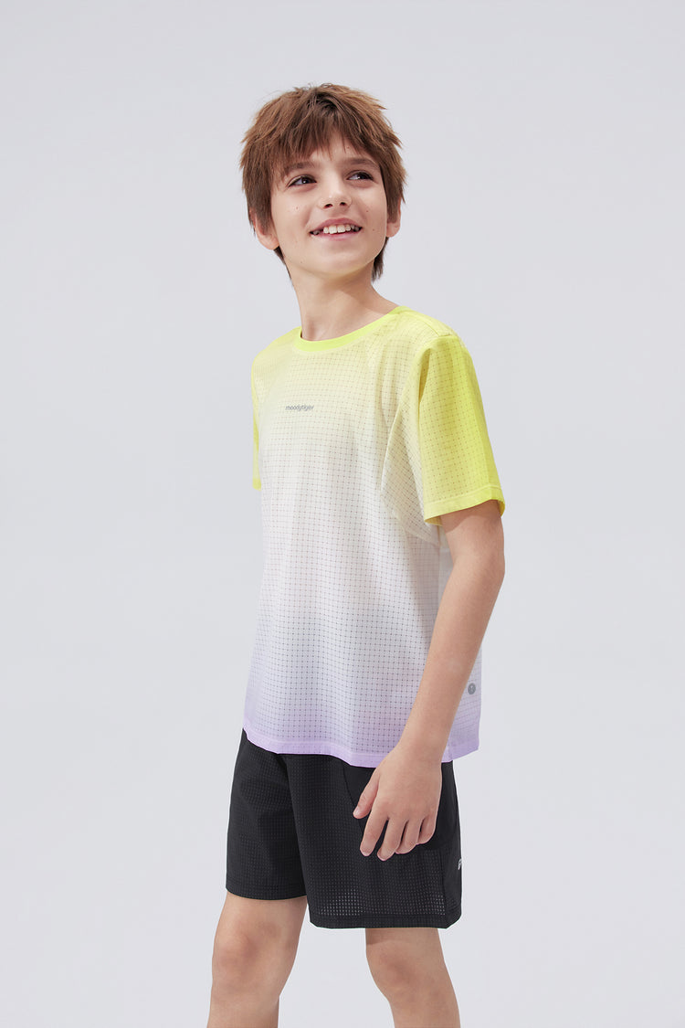 Air Supply Gradient Short Sleeve **Spectrum Purple Yellow**