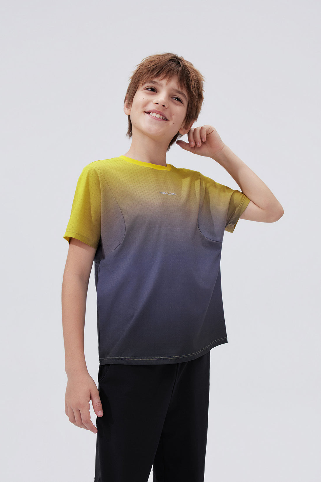 Air Supply Gradient Short Sleeve **Spectrum Purple Black**
