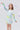 Fairy Printed Skirt **Gradient Buzz Cyan**