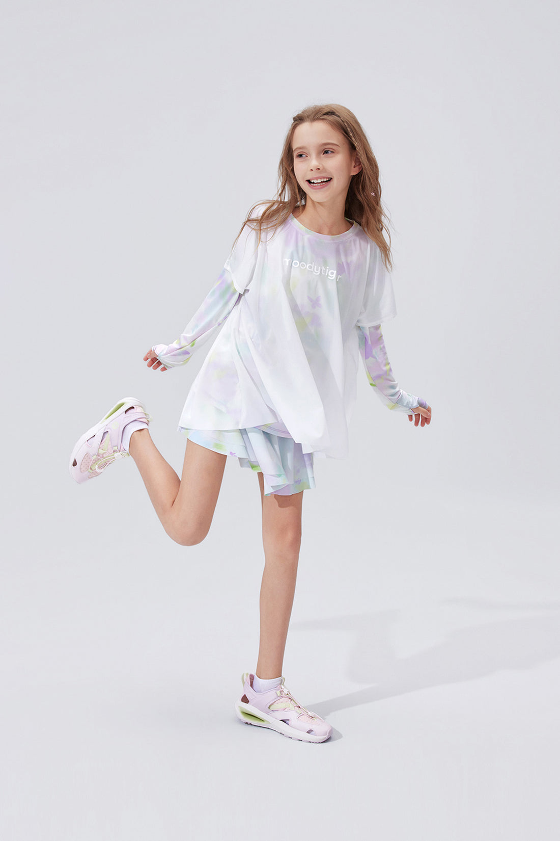 Fairy Printed Skirt **Bloom Romance Purple**