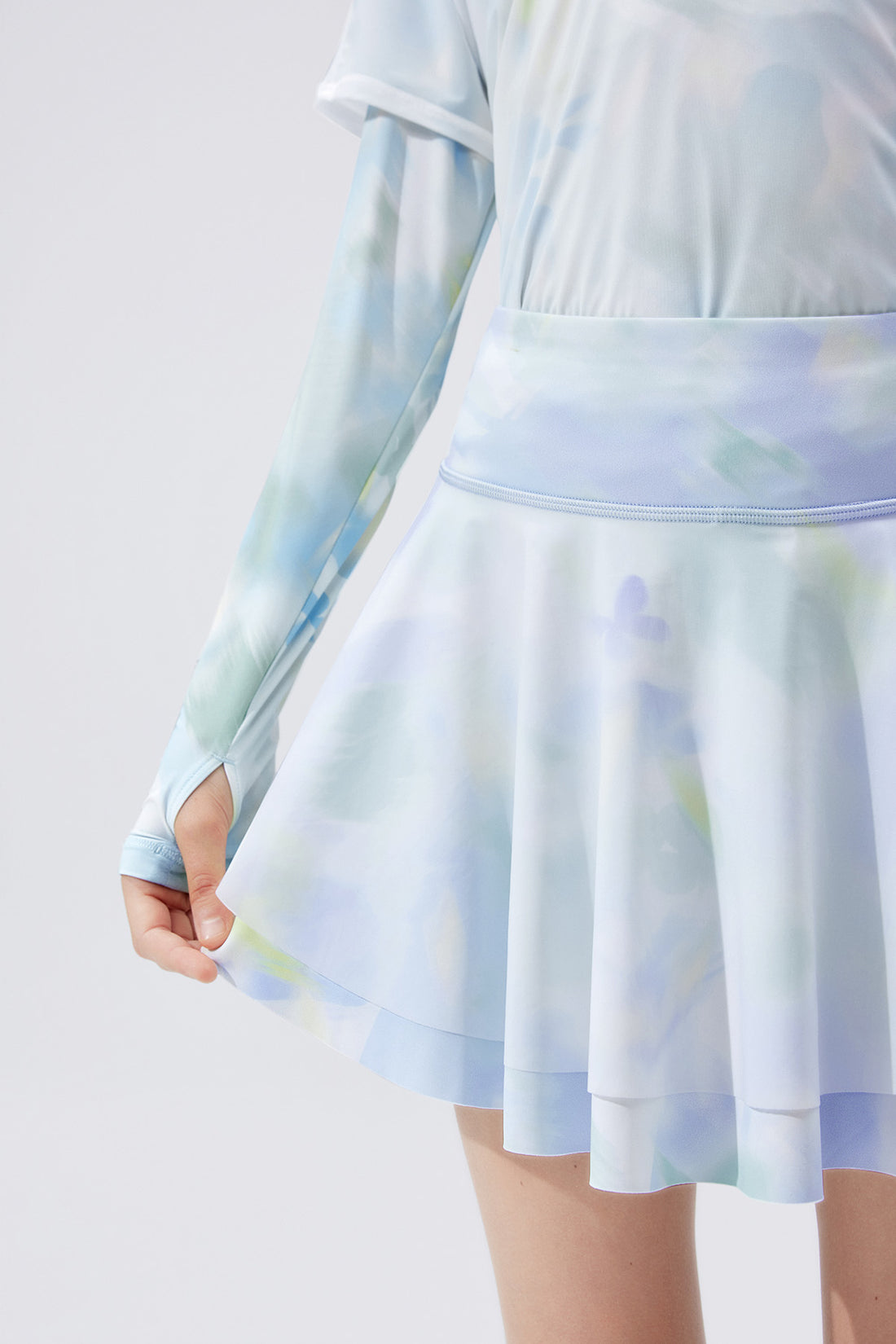 Fairy Printed Skirt **Bloom Romance Blue**