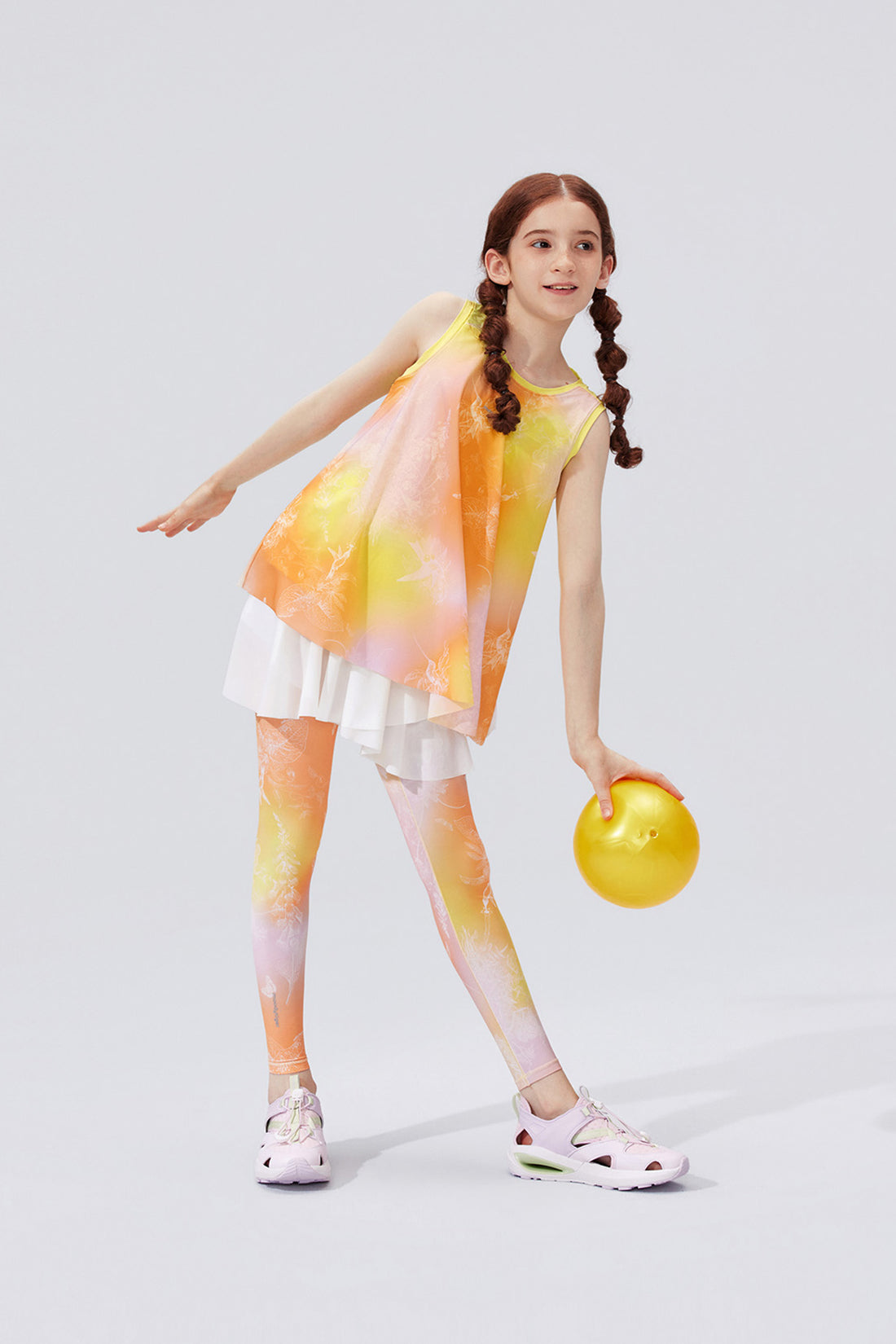 Fairy 2-in-1 Leggings **Gradient Buzz Yellow**