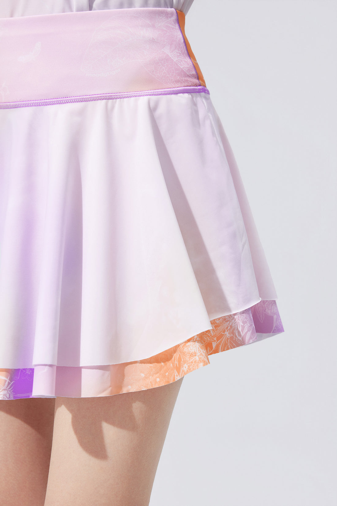 Fairy Printed Skirt **Gradient Buzz Orange**