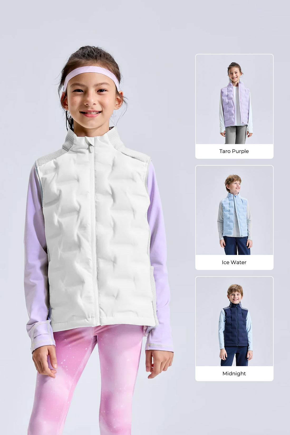 Stretch Sports Down Vest **Cloud Dancer**