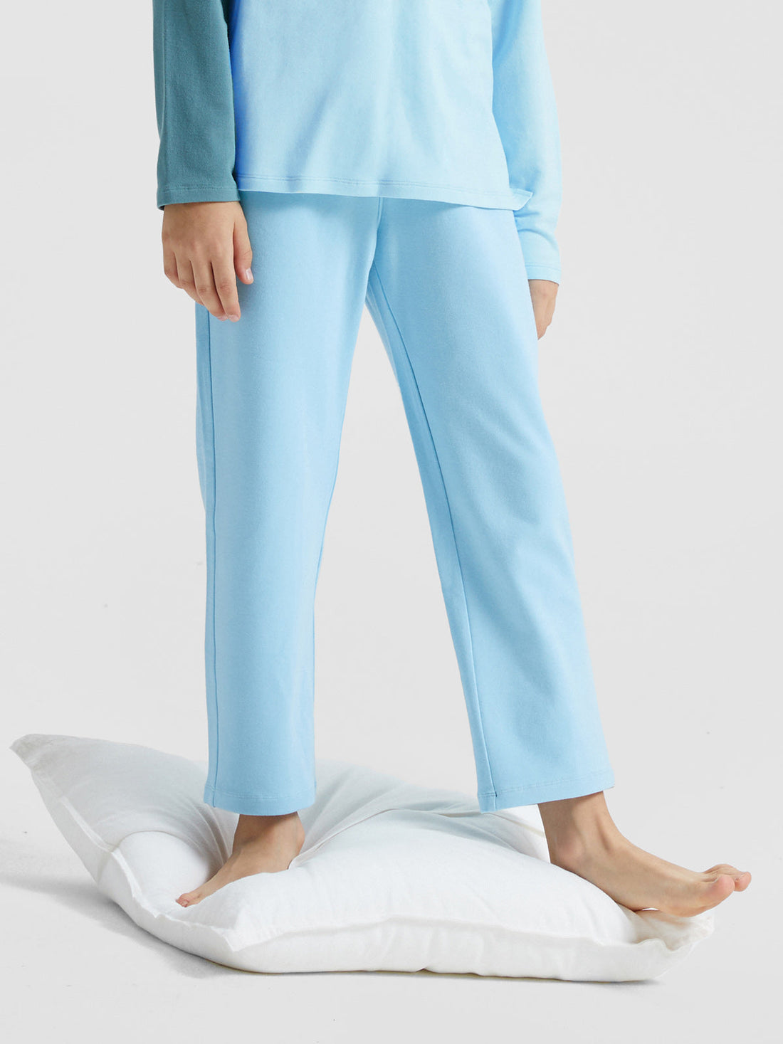 Color Block Lounge Pants **Cirrus Blue**