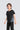 Air Supply Color Blocking Sports Tee **Charcoal Black**