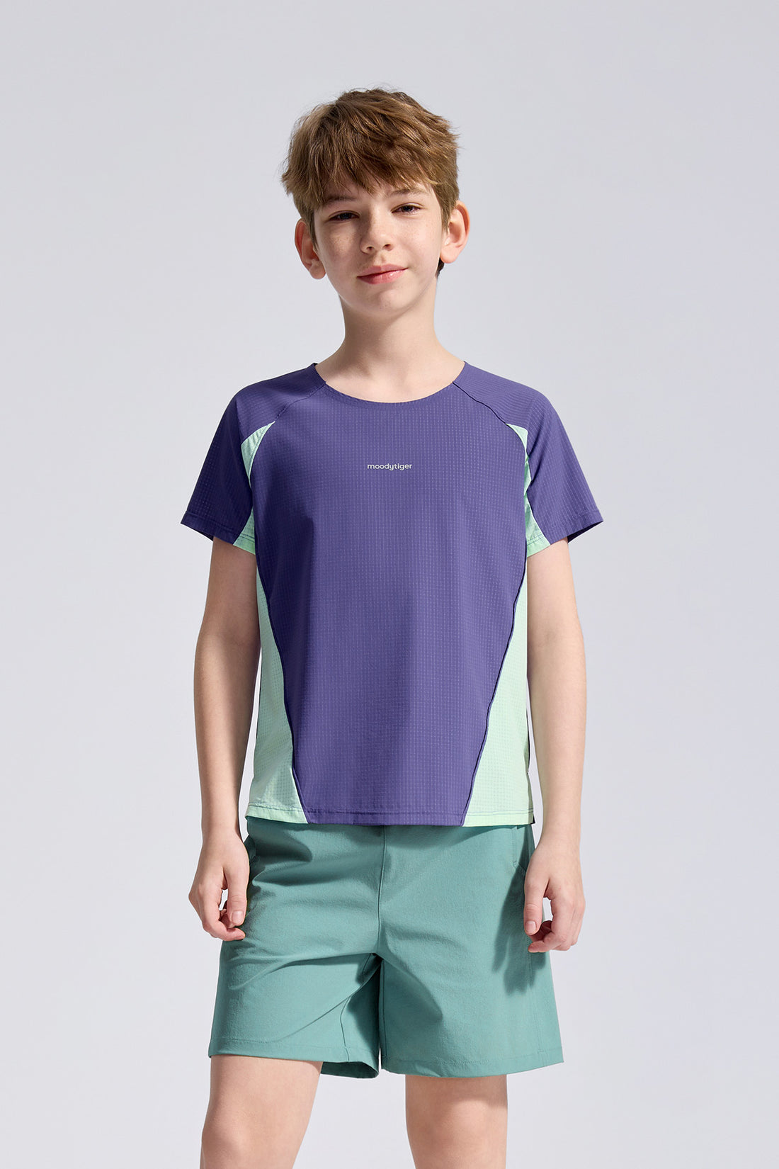 Air Supply Color Blocking Sports Tee **Future Dusk**