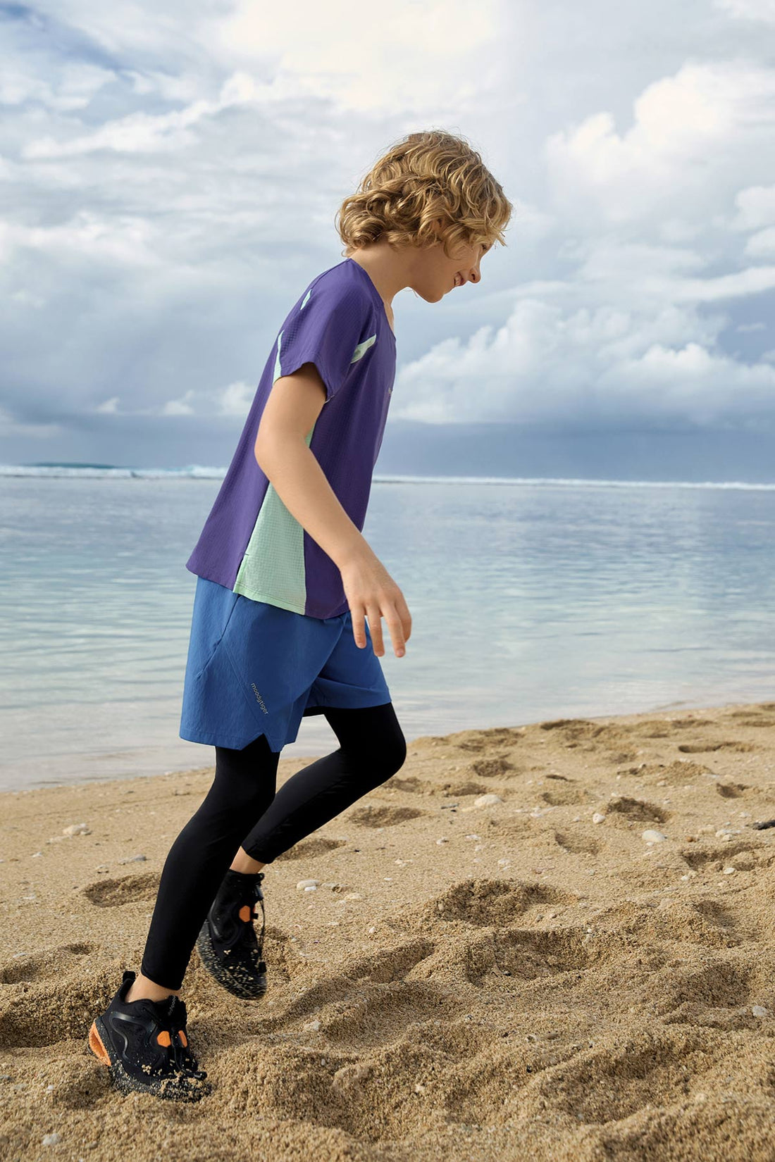 Air Supply Color Blocking Sports Tee **Future Dusk**