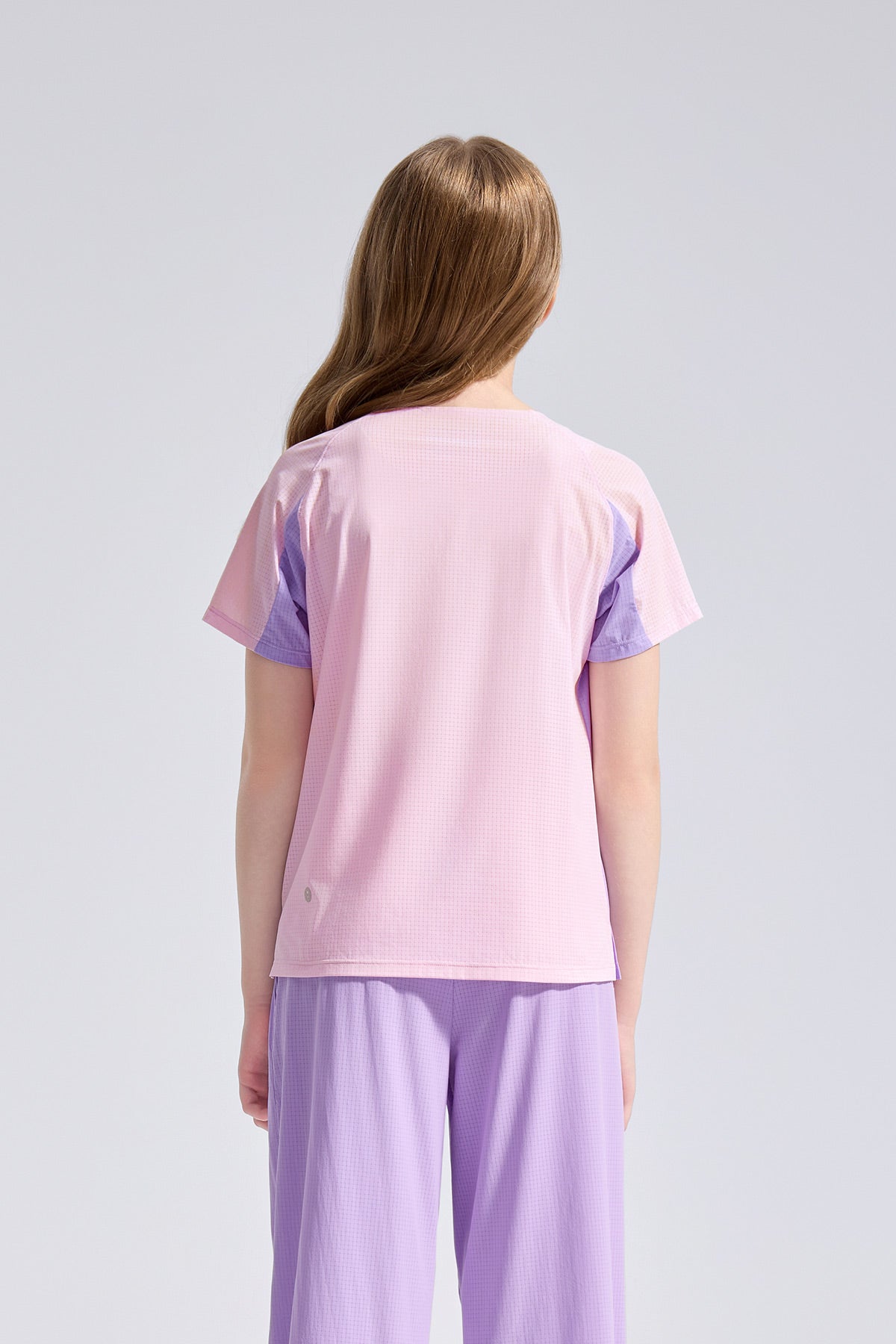 Air Supply Color Blocking Sports Tee **Pink Diamond**