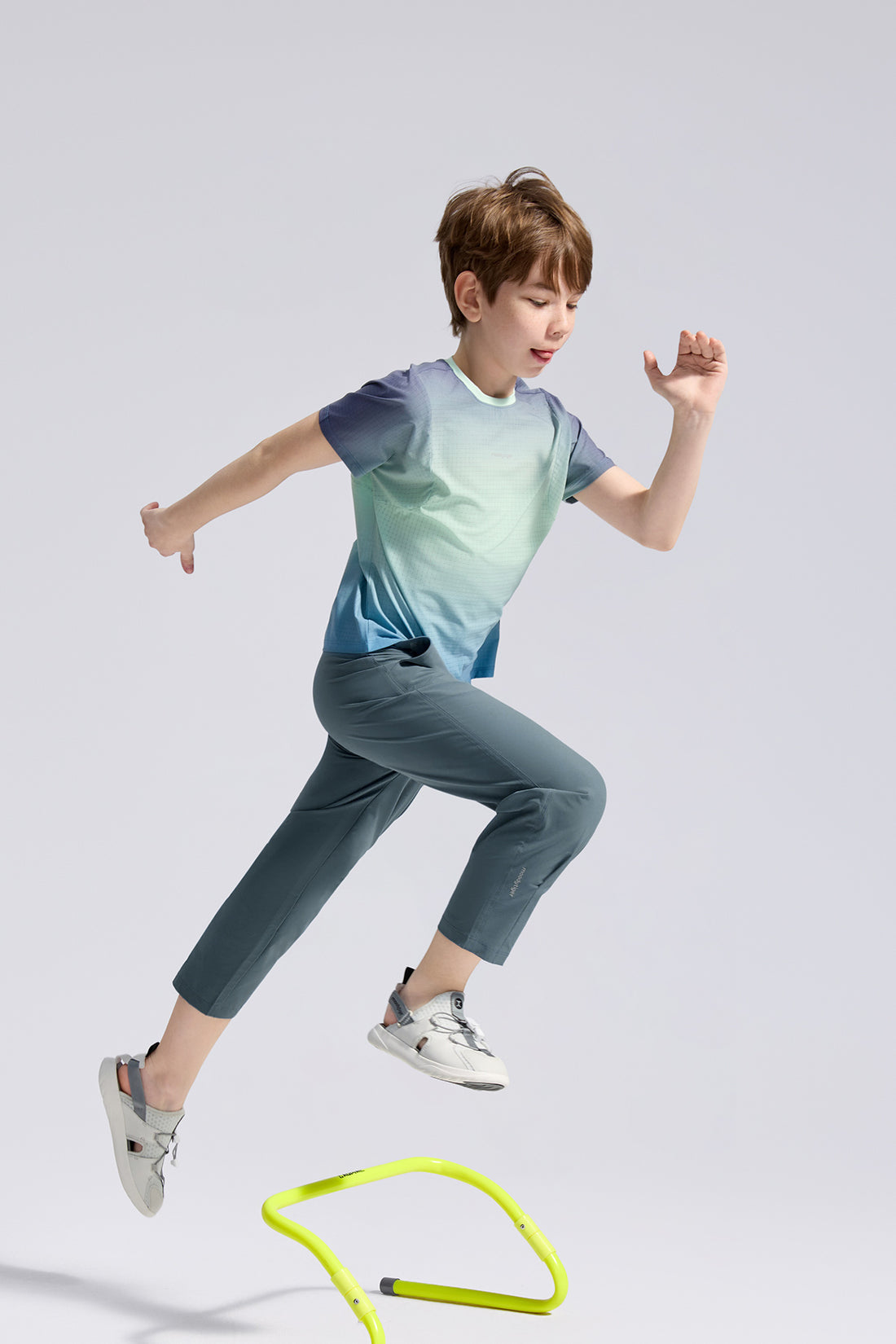 Air Supply Gradient Short Sleeve **Spectrum Blue Cyan**