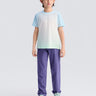 Air Supply Gradient Short Sleeve **Spectrum White Cyan**