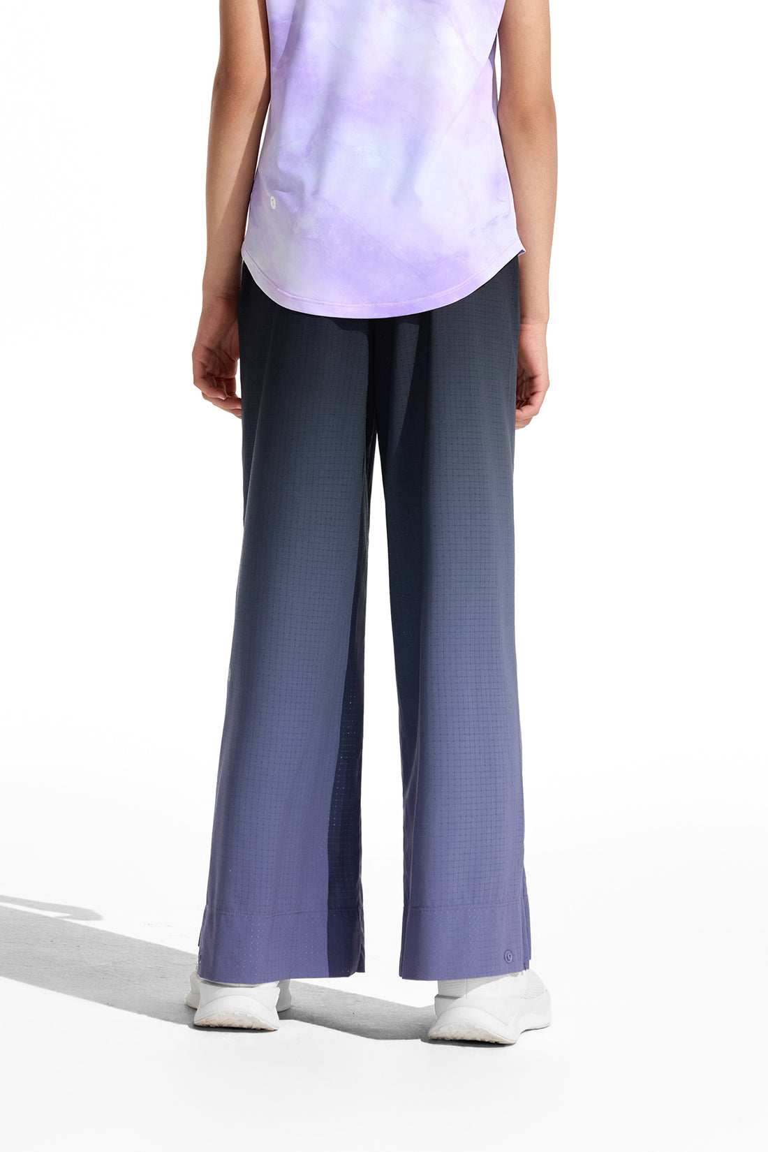 Air Supply Gradient Wide Leg Pants **Twilight Purple Black**