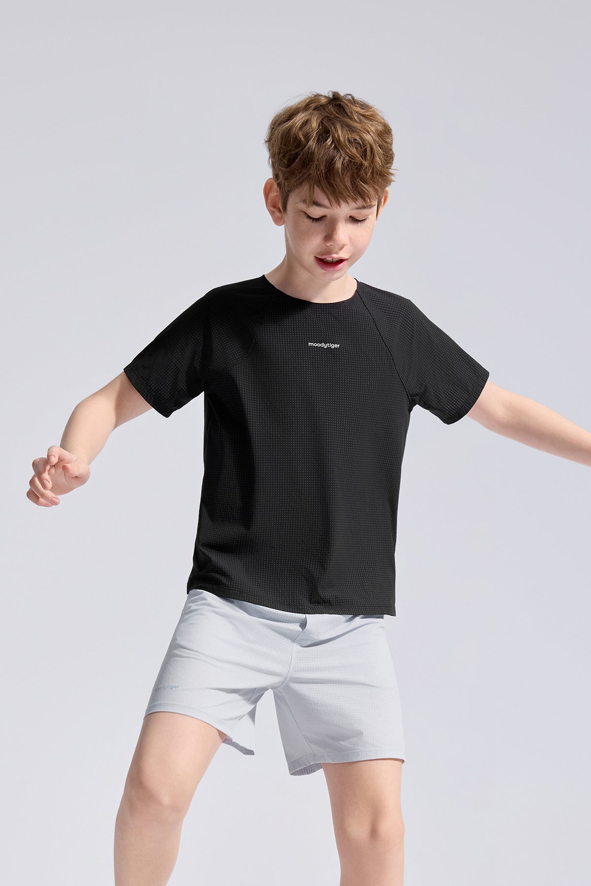 Air Supply Short Sleeve Tee **Charcoal Black**