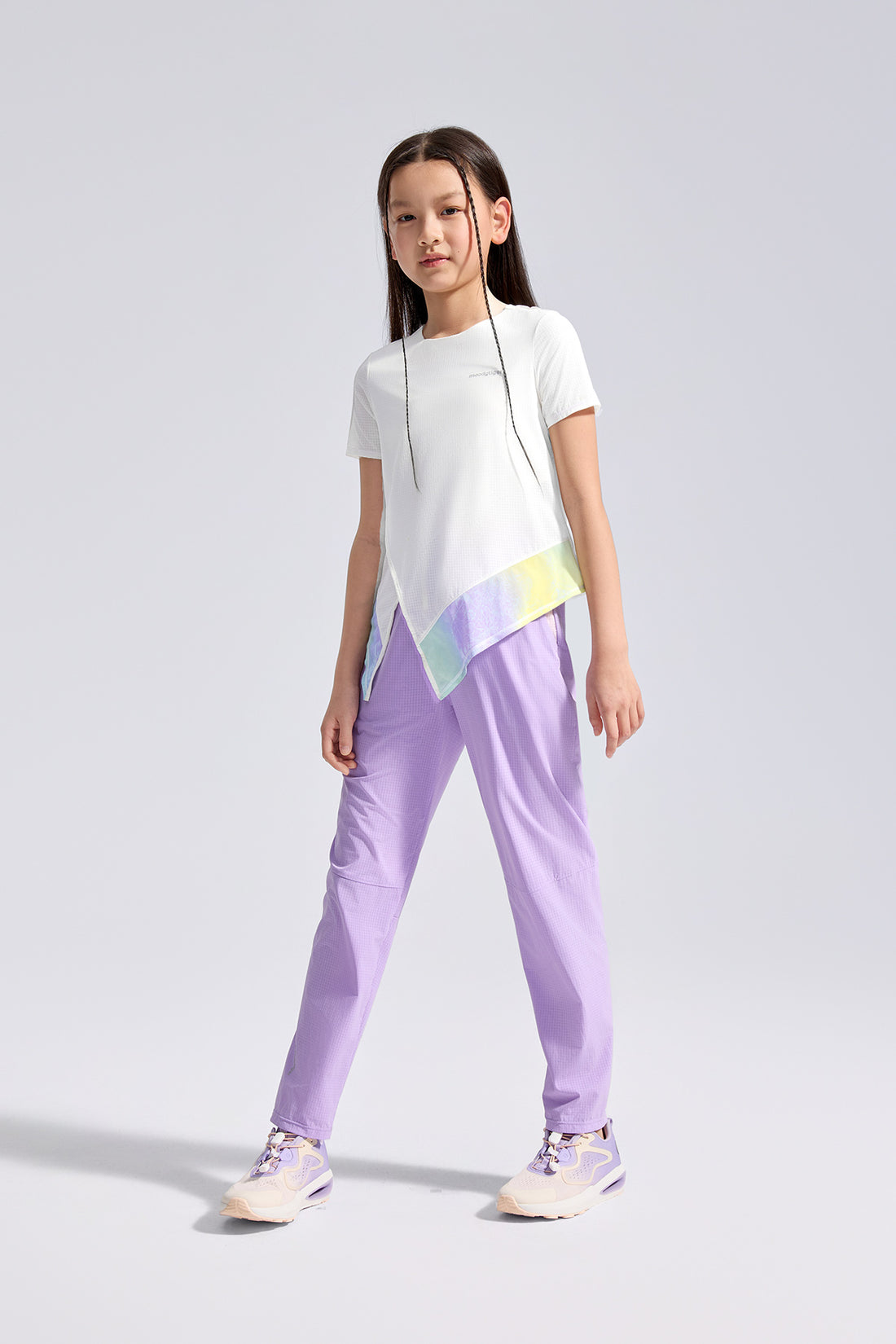 Air Supply Side Tie Short Sleeve Tee **Cloud Dancer**