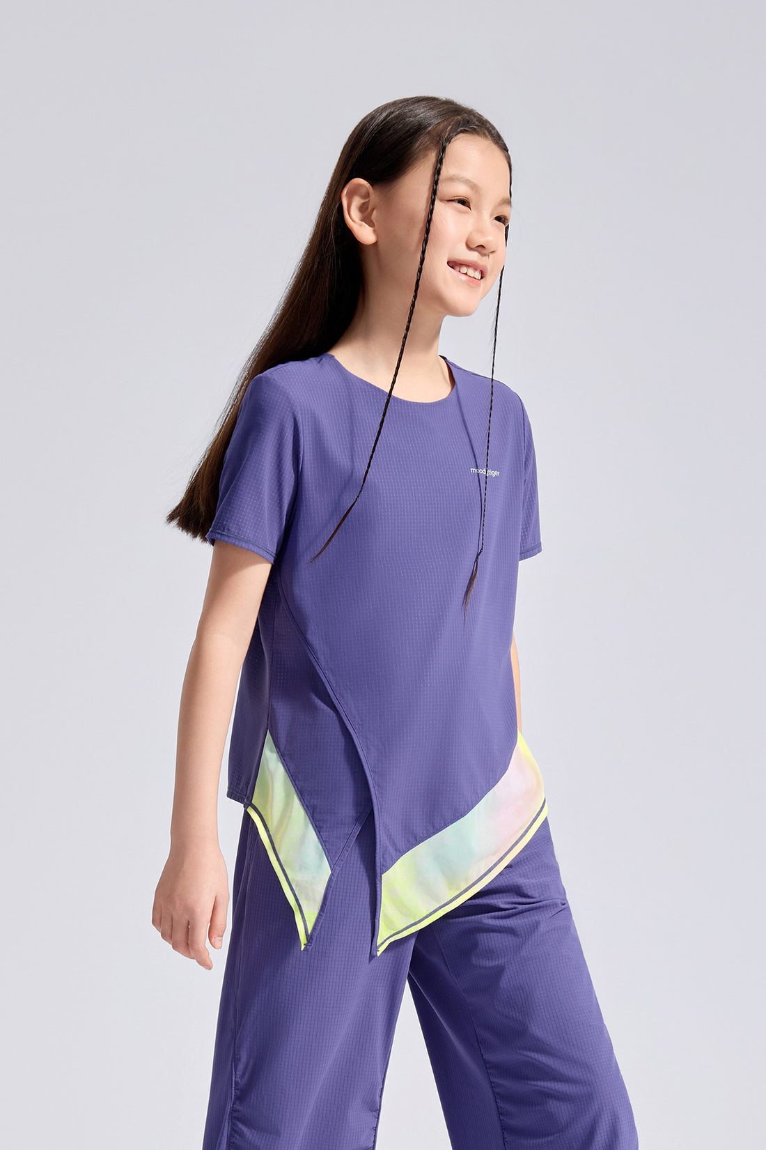 Air Supply Side Tie Short Sleeve Tee **Future Dusk**