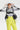 Aurora borealis Skiing Puffer Jacket **Lemon**