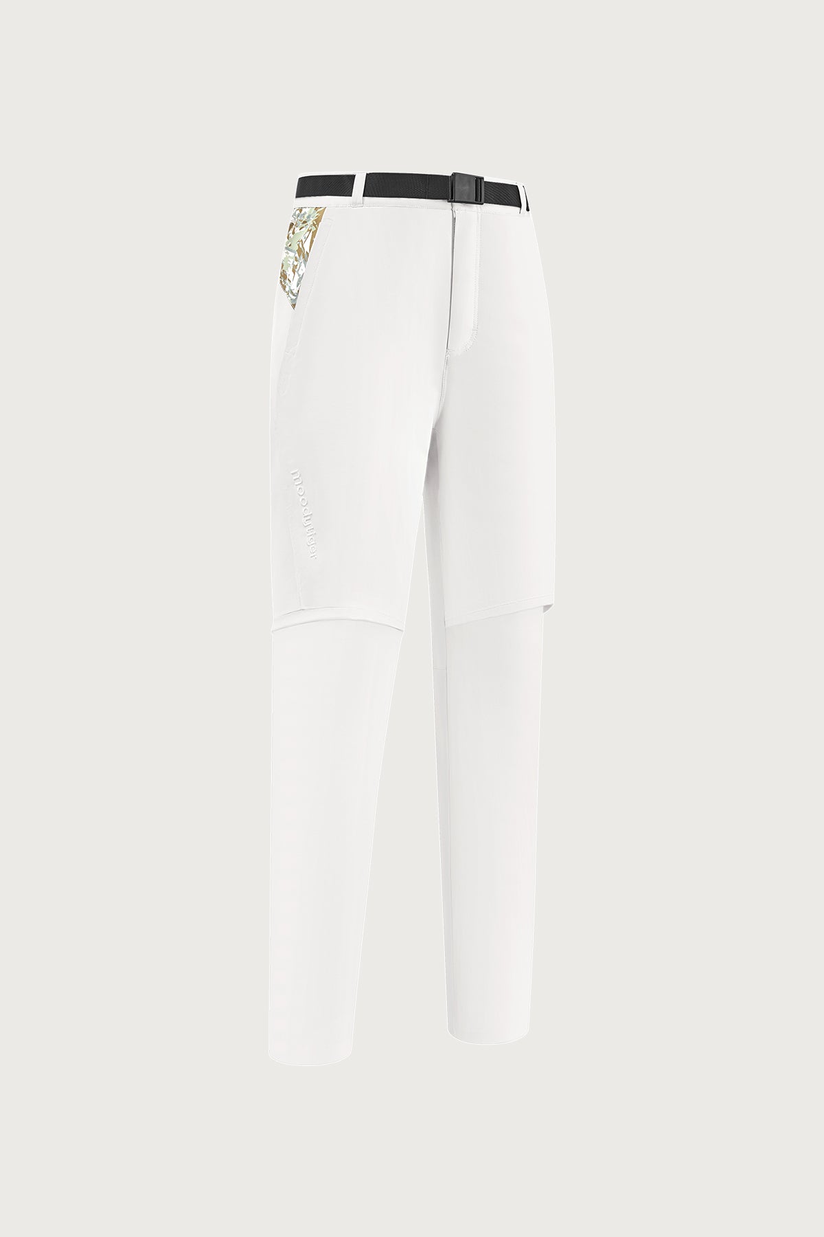 Belted Tech Pants **Glacier Gray**