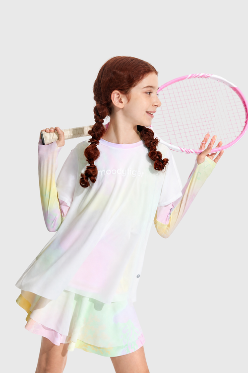 Fairy Long Sleeve Tee **Color Coral Yellow**