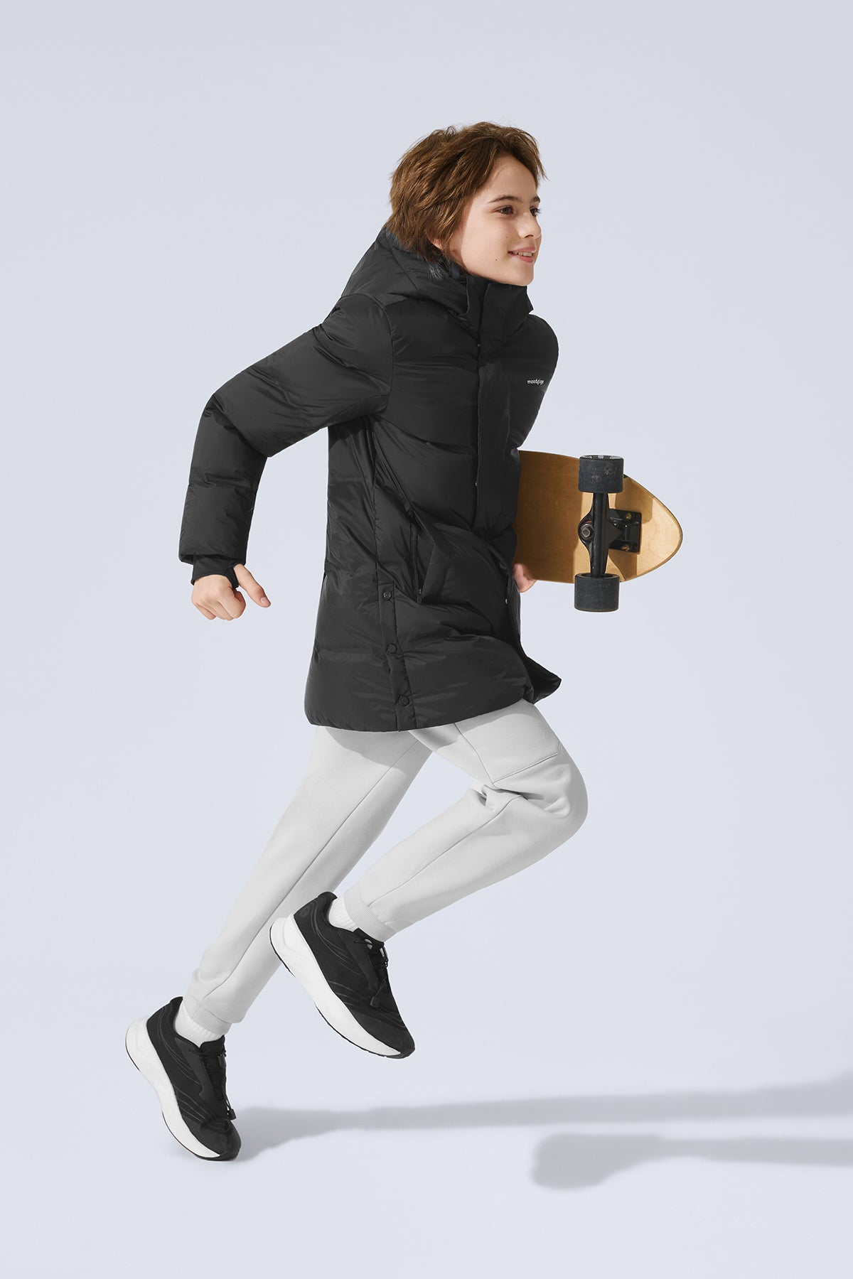 Bonded Down Jacket **Charcoal Black**