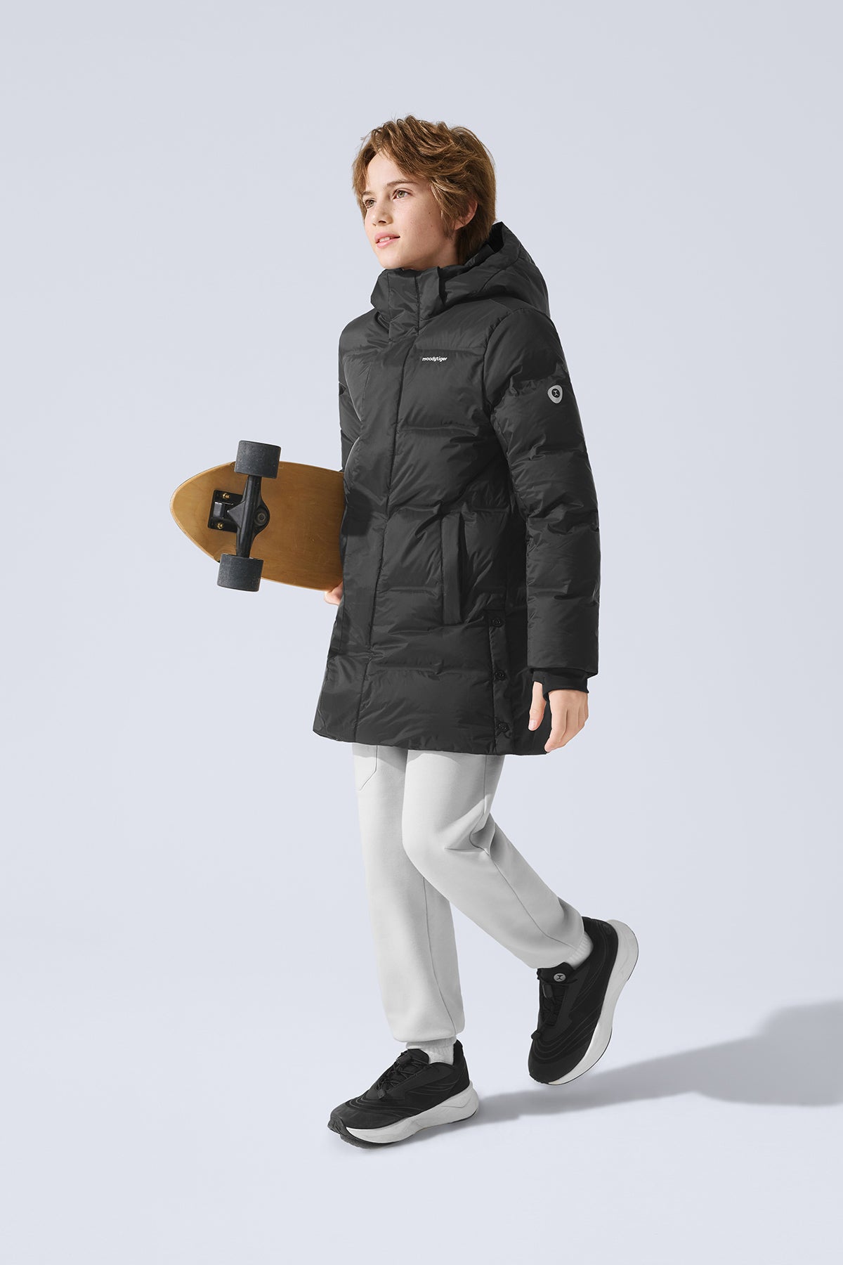 Bonded Down Jacket **Charcoal Black**