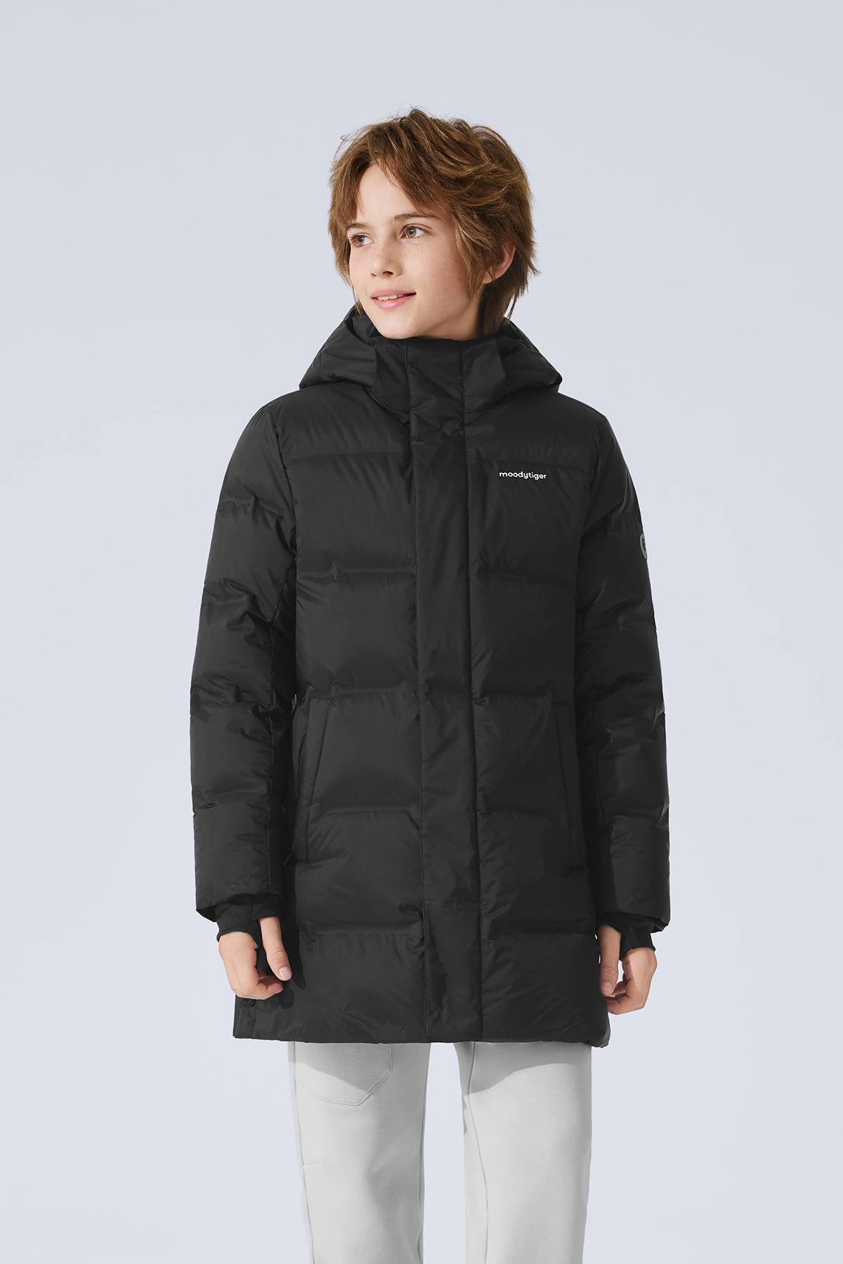 Bonded Down Jacket **Charcoal Black**