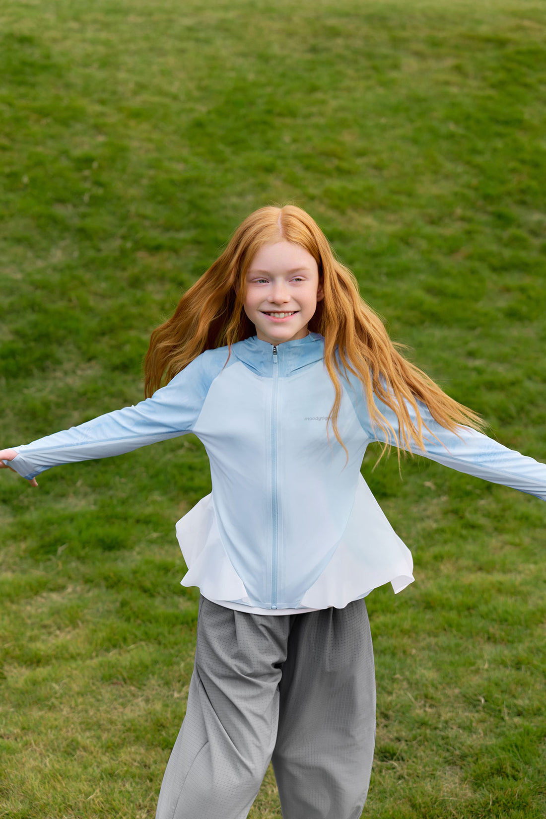Breezy Air Seamless Jacket **Coral Realm Blue**