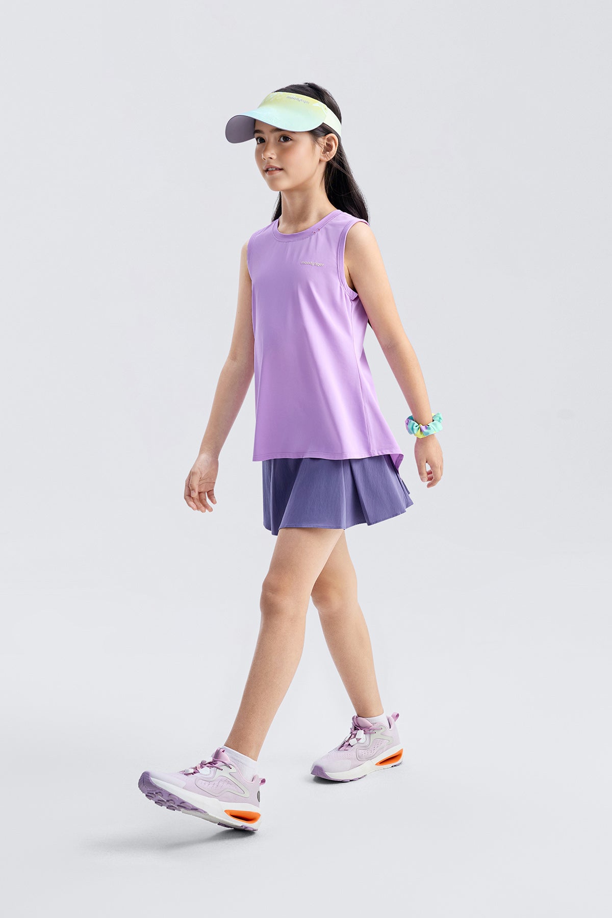 Bubble Pleated Skirt **Future Dusk**
