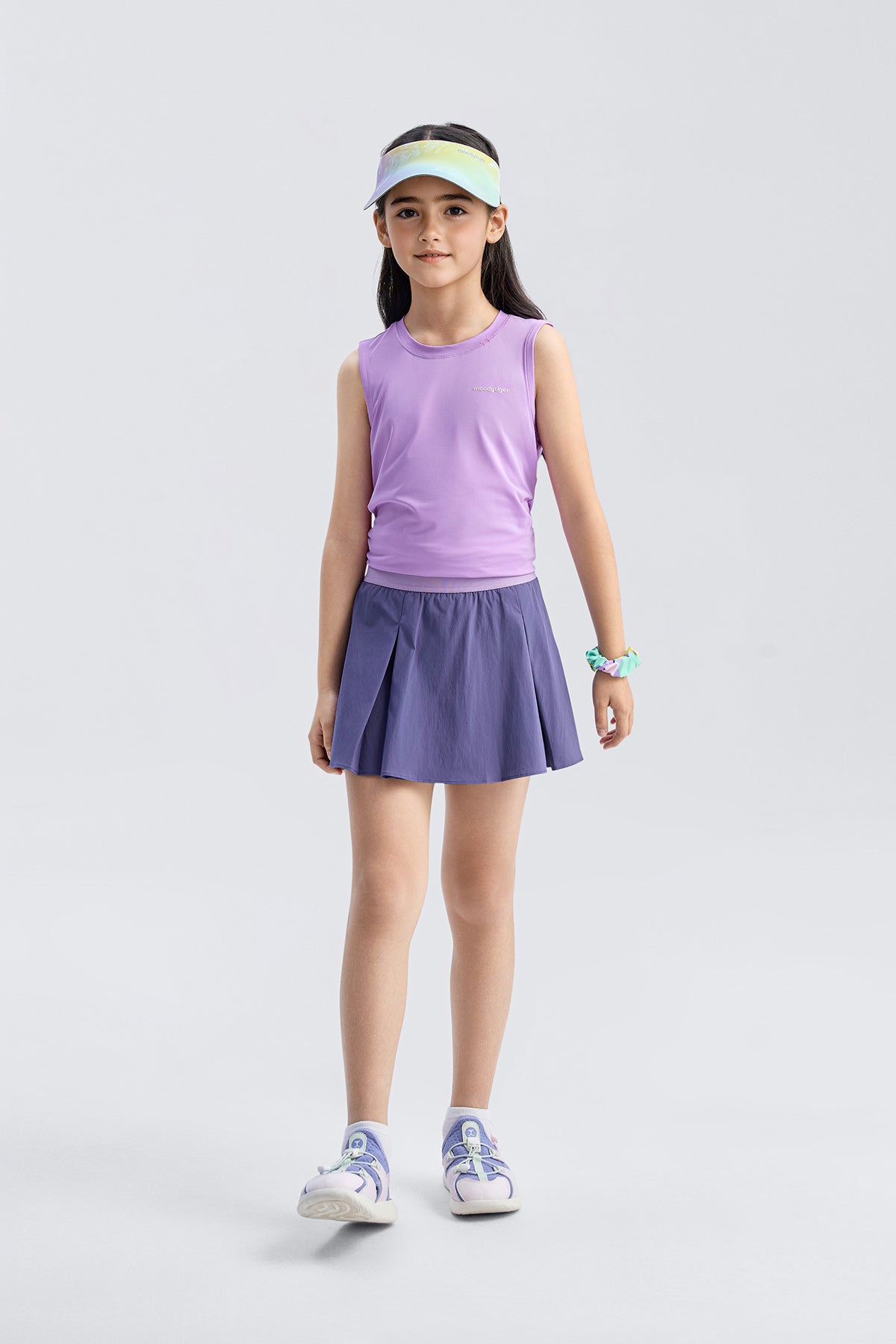 Bubble Pleated Skirt **Future Dusk**