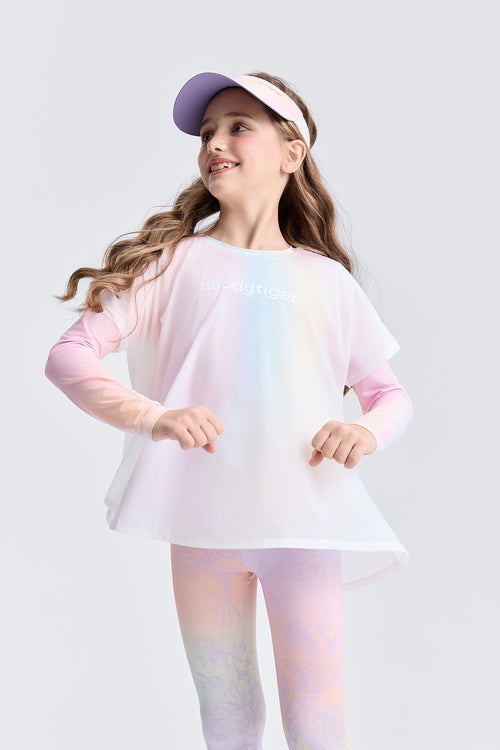 2-in-1 Light Weight Long Sleeve Tee **Gomera Spectrum**