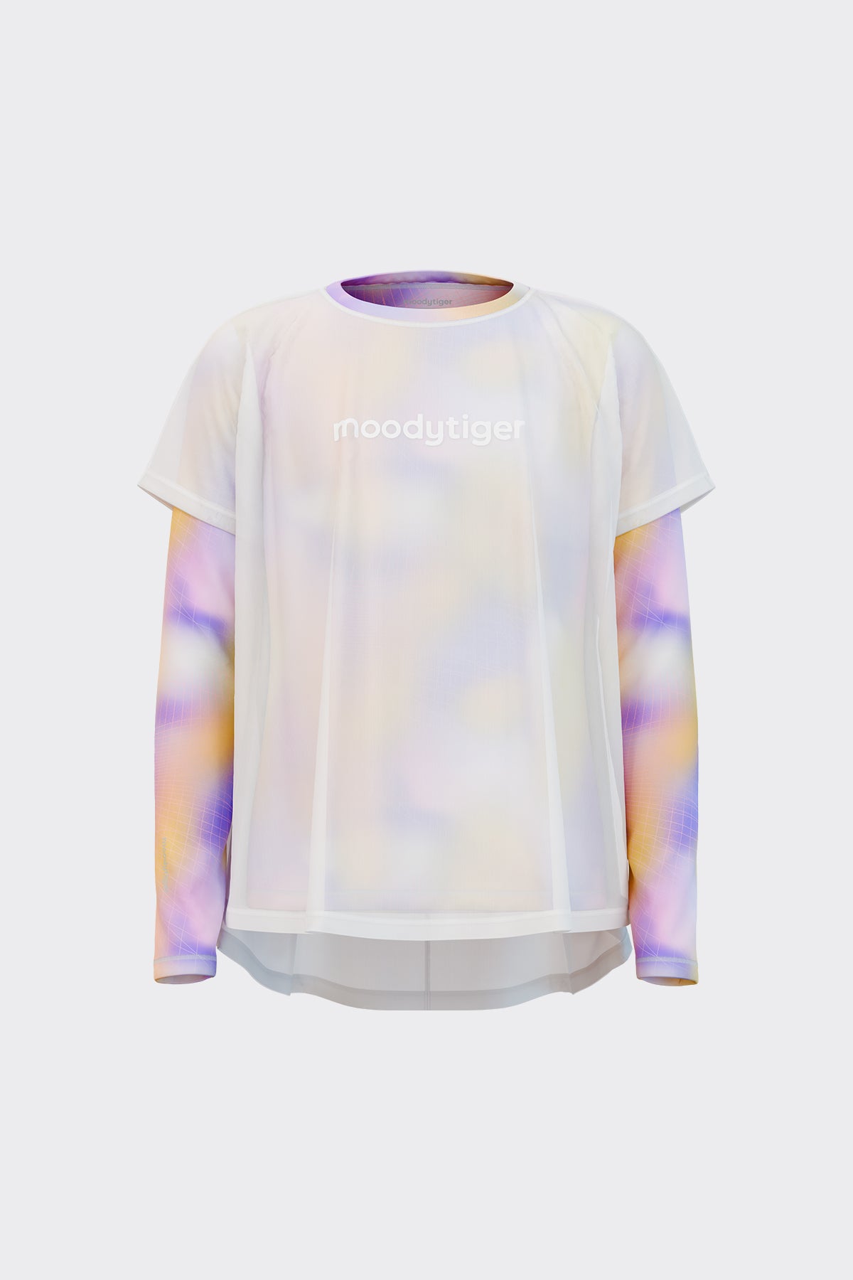 2-in-1 Light Weight Long Sleeve Tee **illusion pink**
