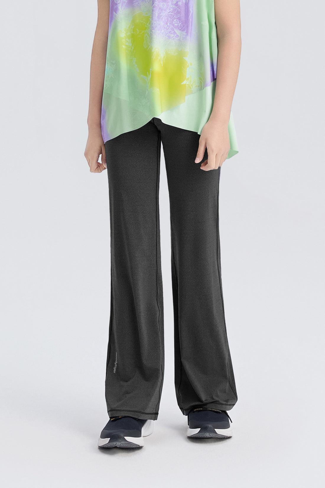 Cloudie Air Bootcut Leggings **Charcoal Black**