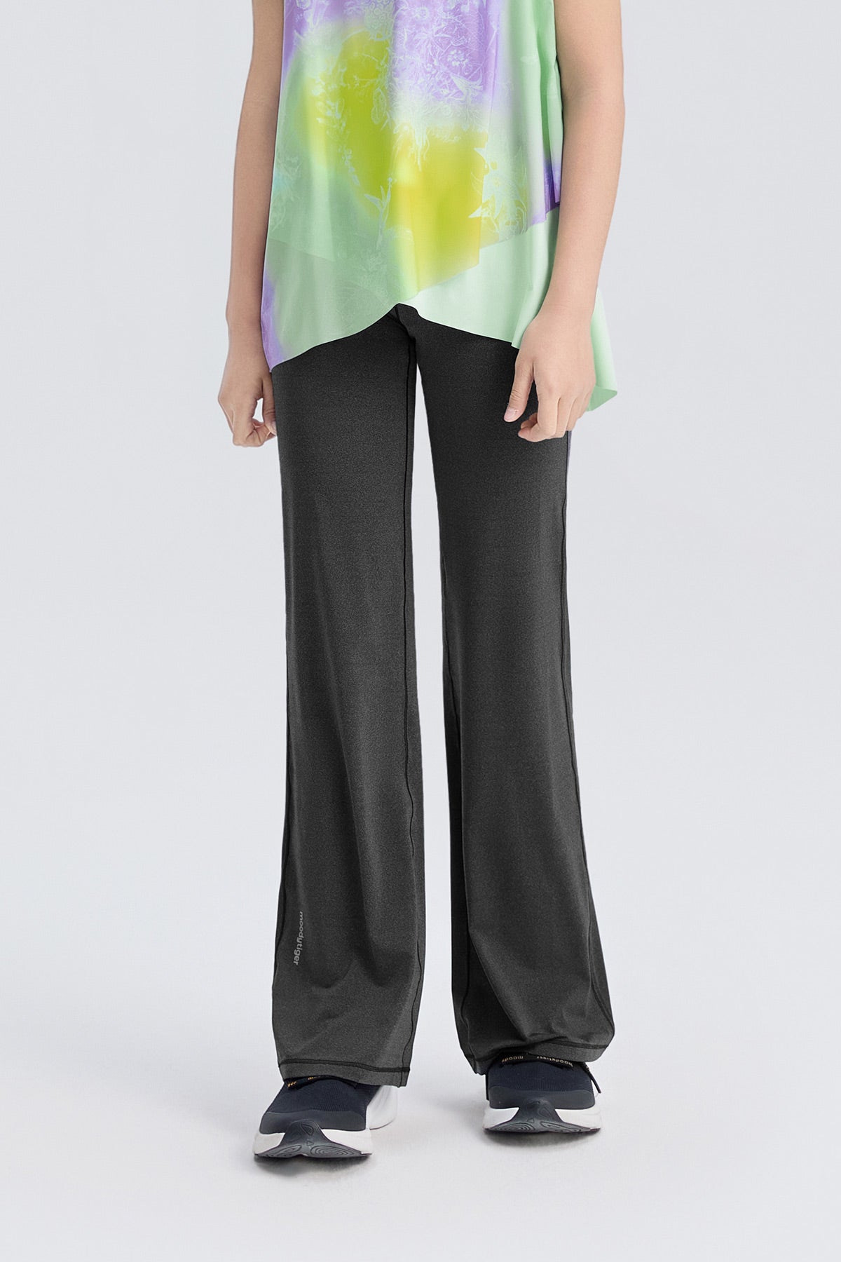 Cloudie Air Bootcut Leggings **Charcoal Black**