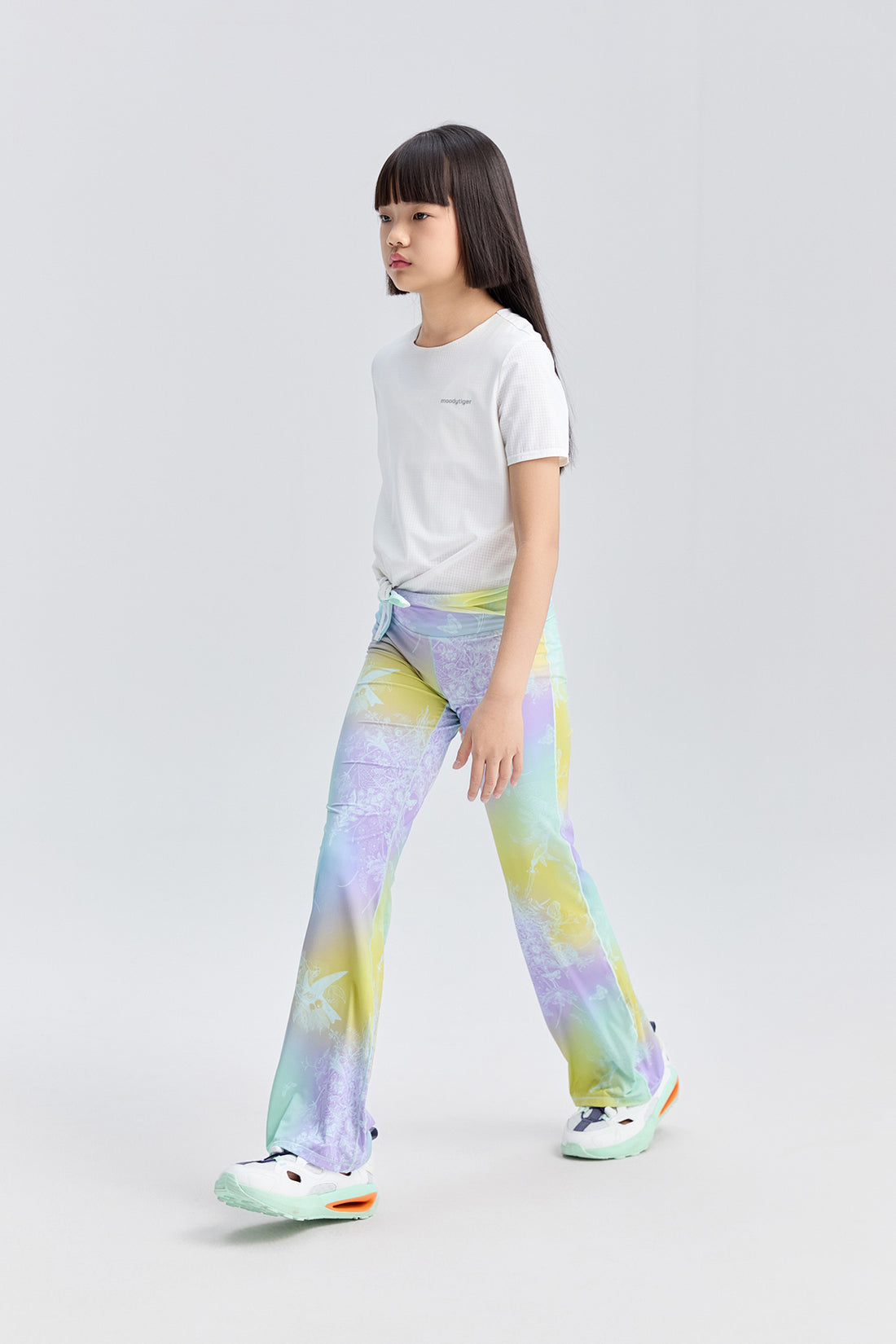 Cloudie Air Bootcut Leggings **Gradient Buzz Cyan**