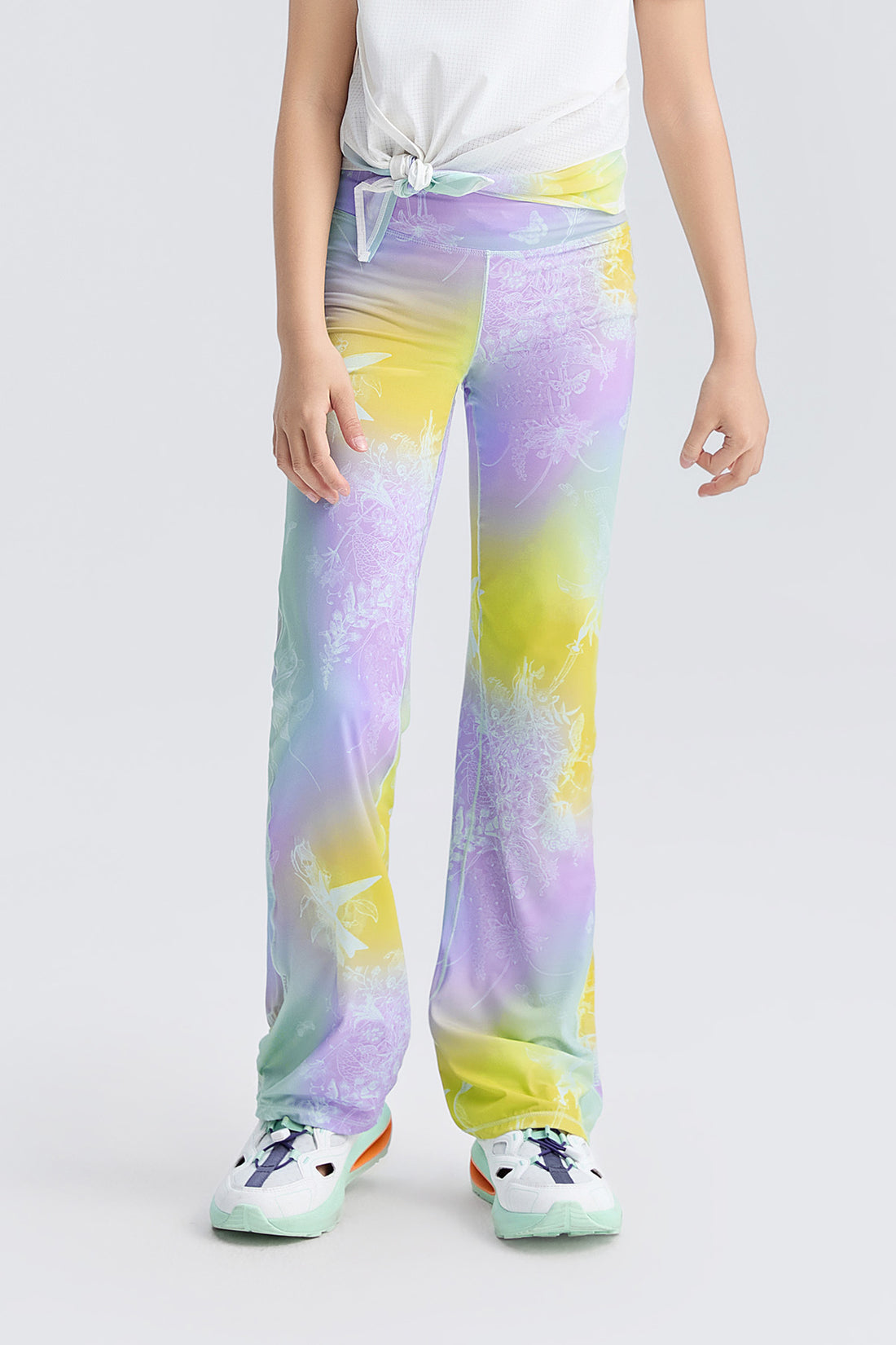 Cloudie Air Bootcut Leggings **Gradient Buzz Cyan**