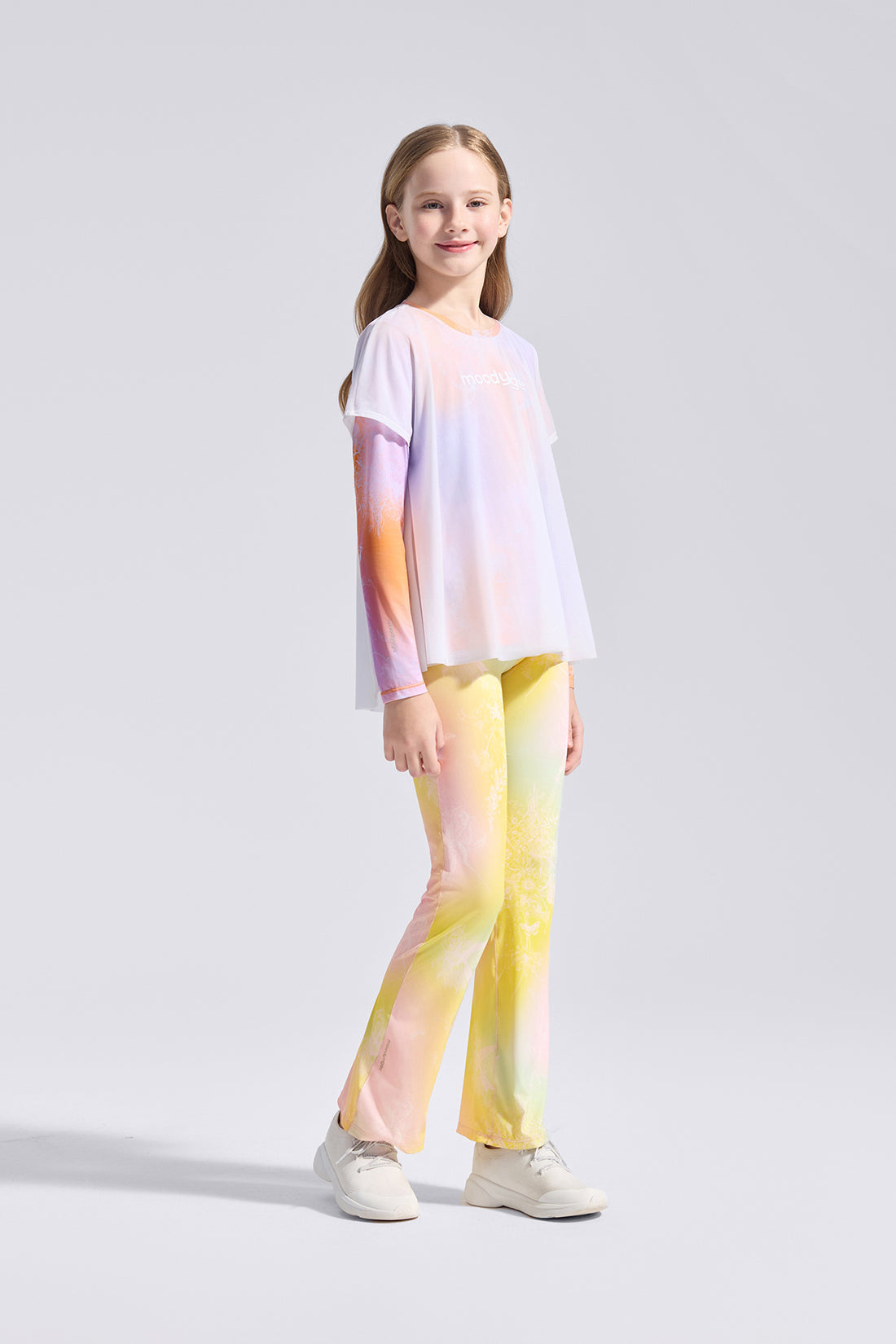 Cloudie Air Bootcut Leggings **Gradient Buzz Pink**