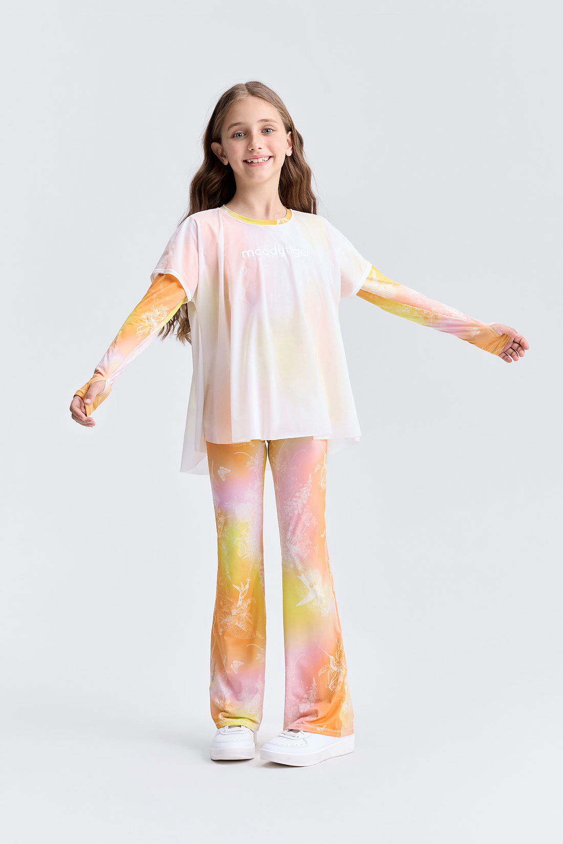Cloudie Air Bootcut Leggings **Gradient Buzz Yellow**