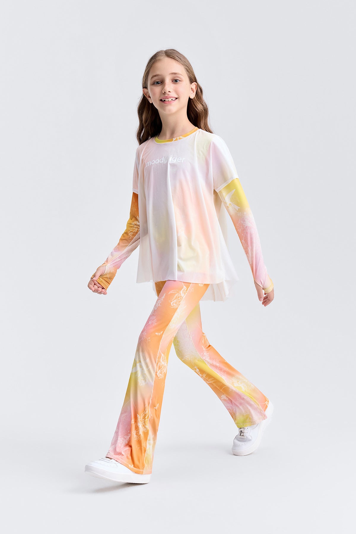 Cloudie Air Bootcut Leggings **Gradient Buzz Yellow**