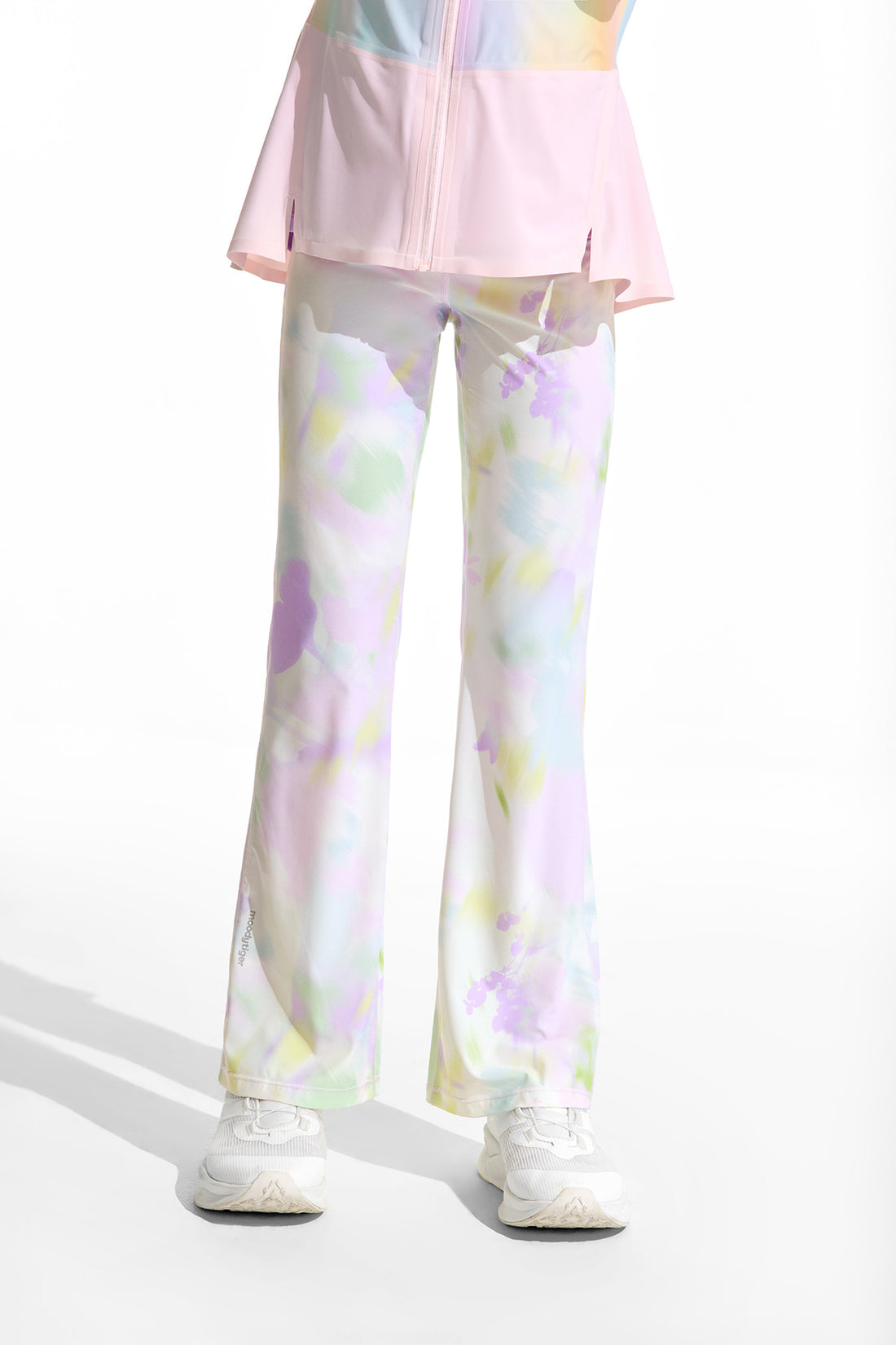 Cloudie Air Printed Bootcut Leggings **Bloom Romance Purple**