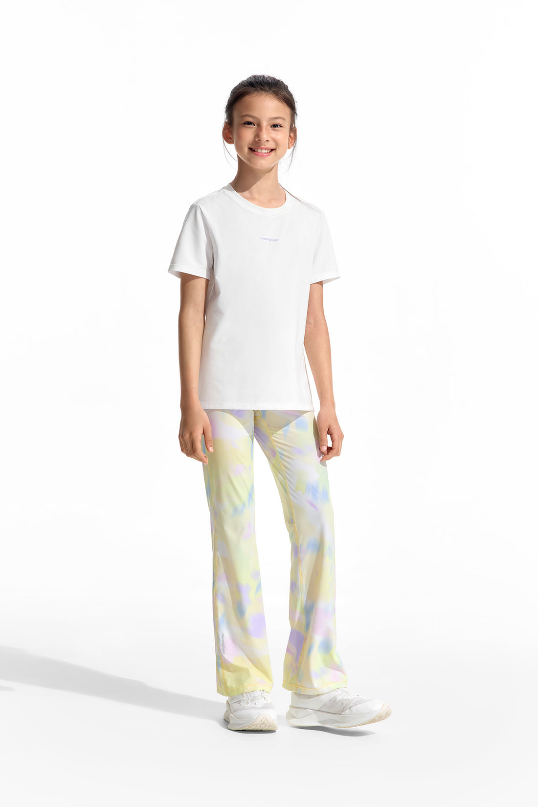 Cloudie Air Printed Bootcut Leggings **Bloom Romance Yellow**
