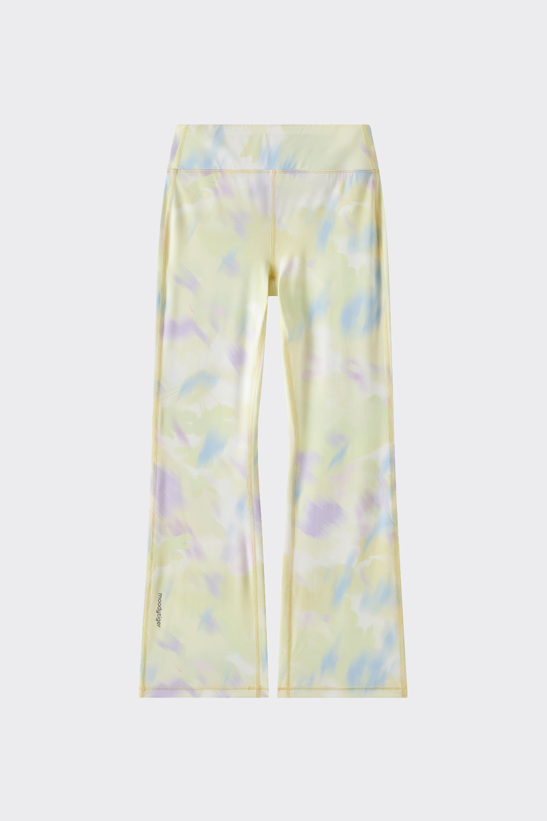 Cloudie Air Printed Bootcut Leggings **Bloom Romance Yellow**