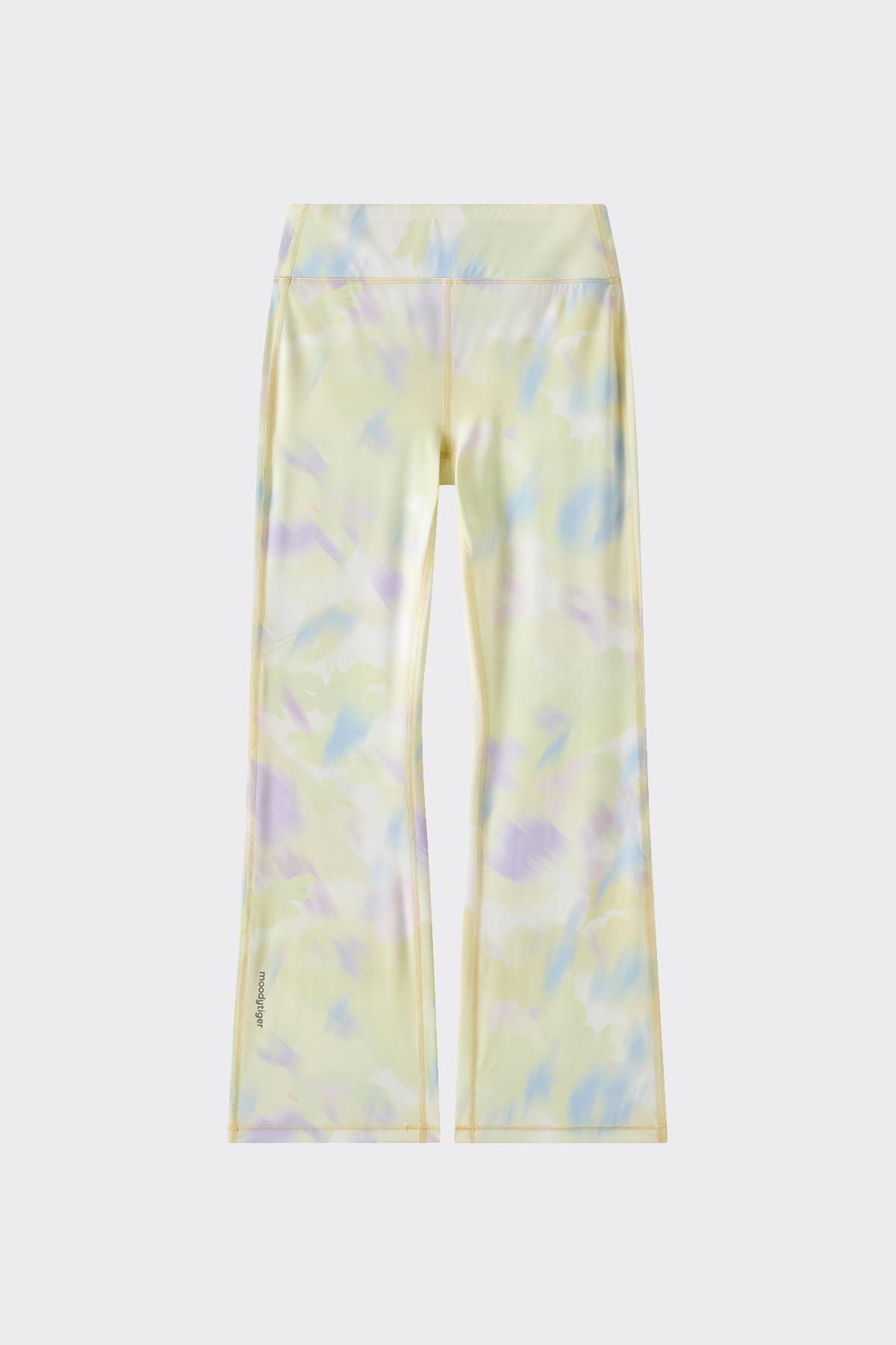 Cloudie Air Printed Bootcut Leggings **Bloom Romance Yellow**