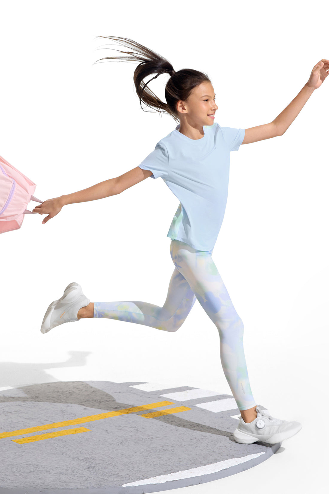Cloudie Air Printed Leggings **Bloom Romance Blue**