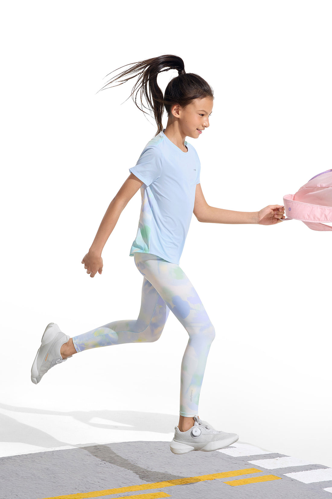 Cloudie Air Printed Leggings **Bloom Romance Blue**