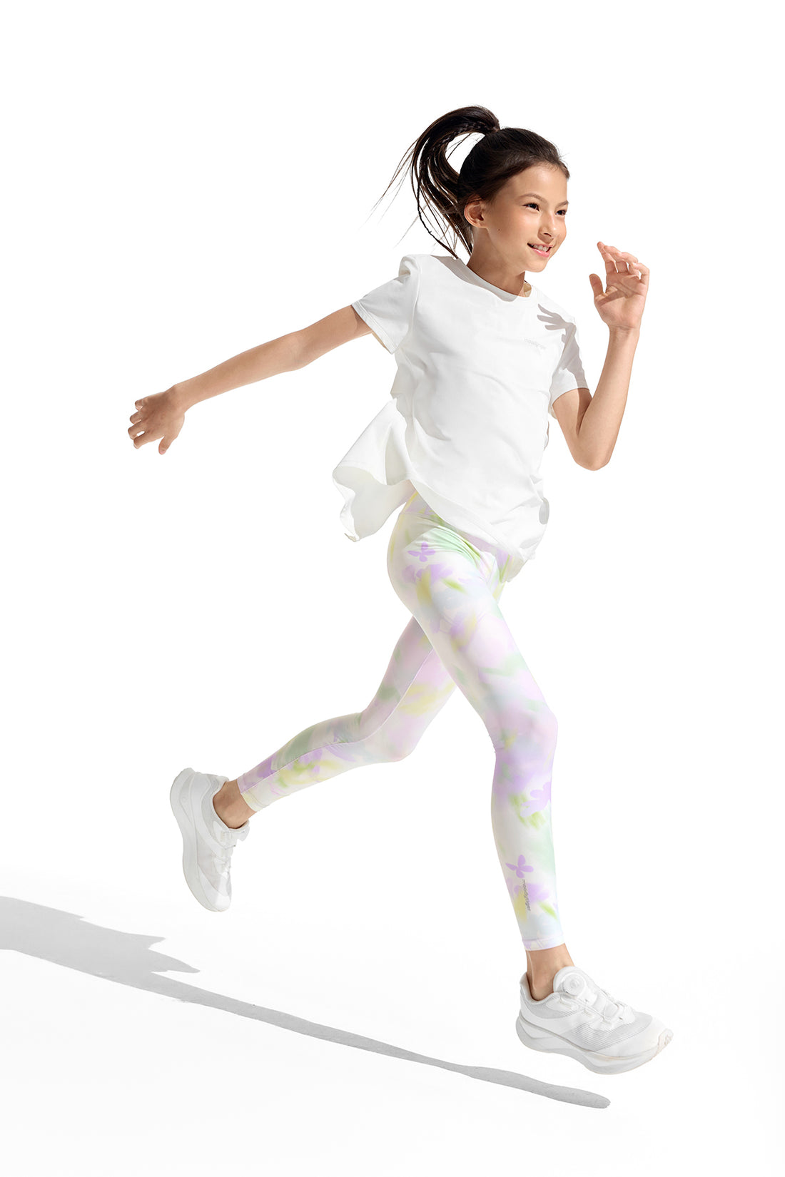 Cloudie Air Printed Leggings **Bloom Romance Purple**