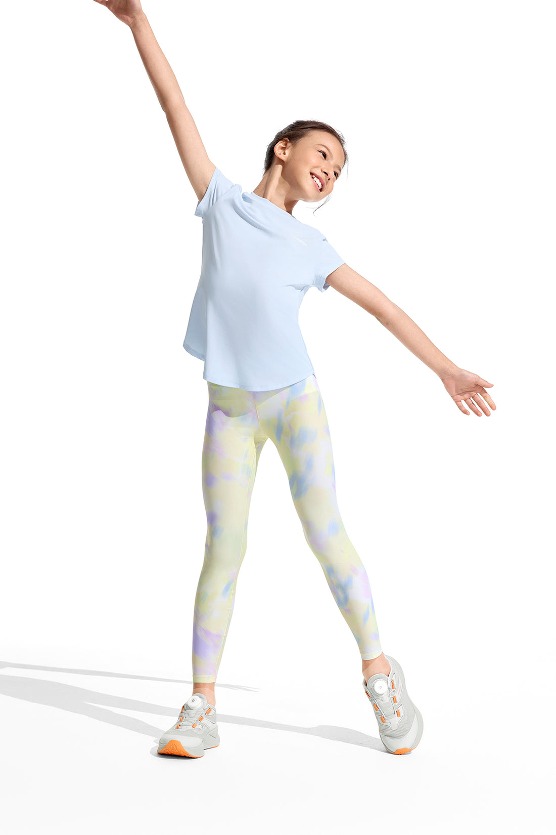 Cloudie Air Printed Leggings **Bloom Romance Yellow**