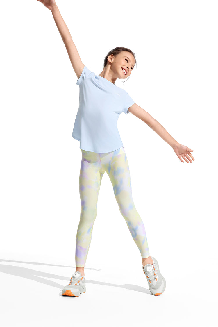 Cloudie Air Printed Leggings **Bloom Romance Yellow**