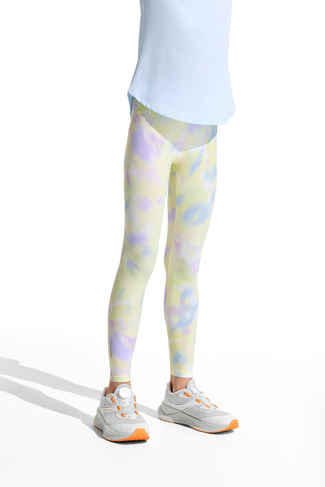 Cloudie Air Printed Leggings **Bloom Romance Yellow**
